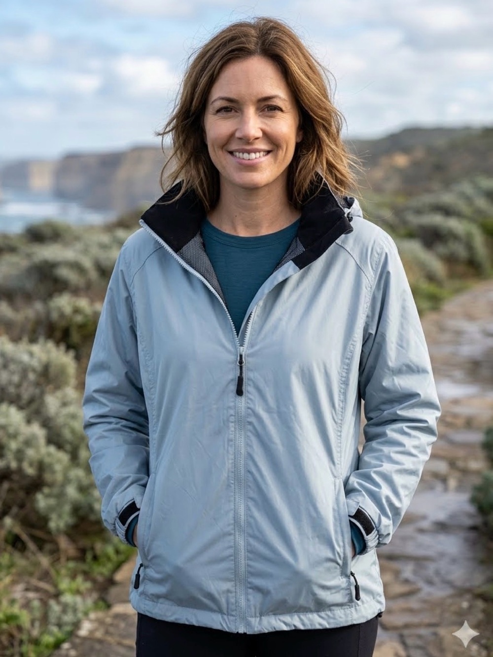 Light Gray Women's Hooded Jacket by Columbia
